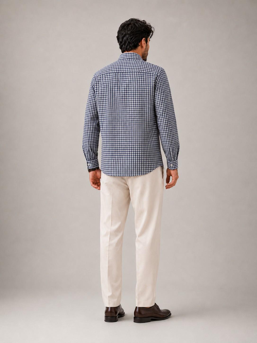 Cobalt Grid Shirt