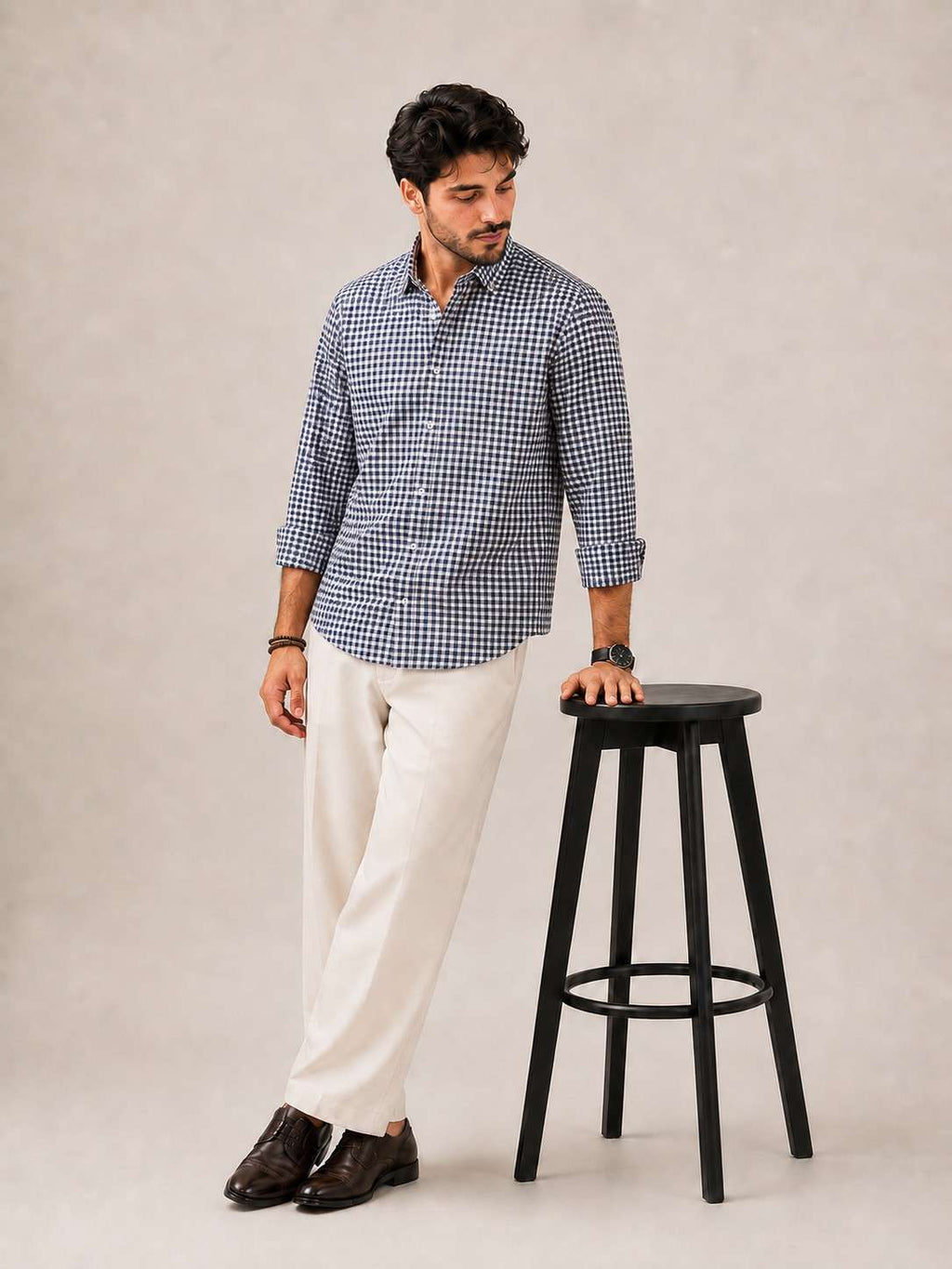 Cobalt Grid Shirt